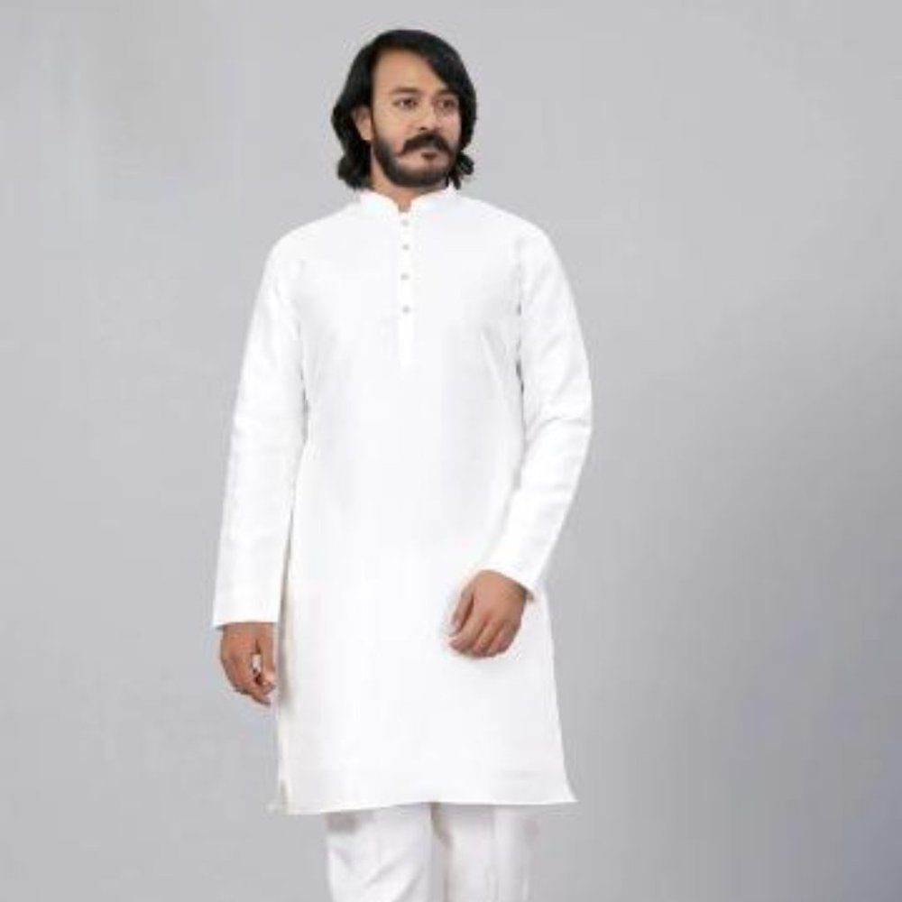 White Kurta Pyjama Set